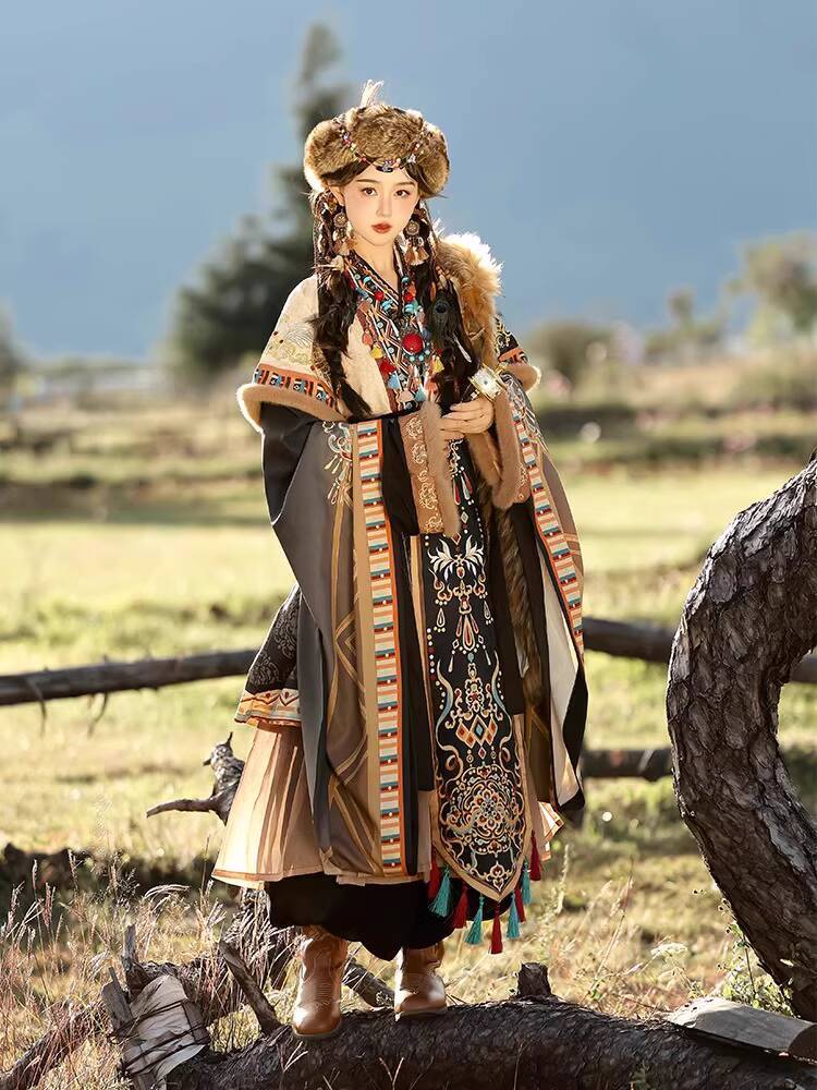 Ethnic Style - Travel Photography Series Tibetan Robe National