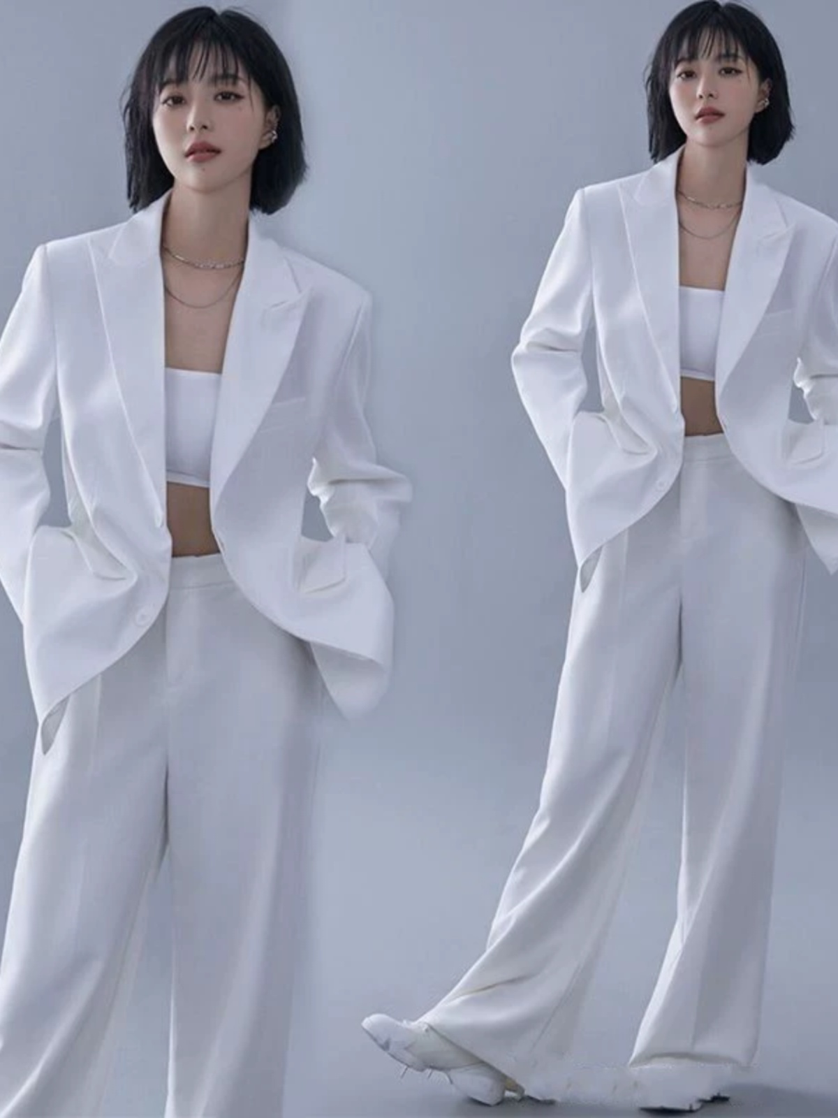 Ethnic Fashion Magazine - White Suit Theme Fashion Magazine Personal