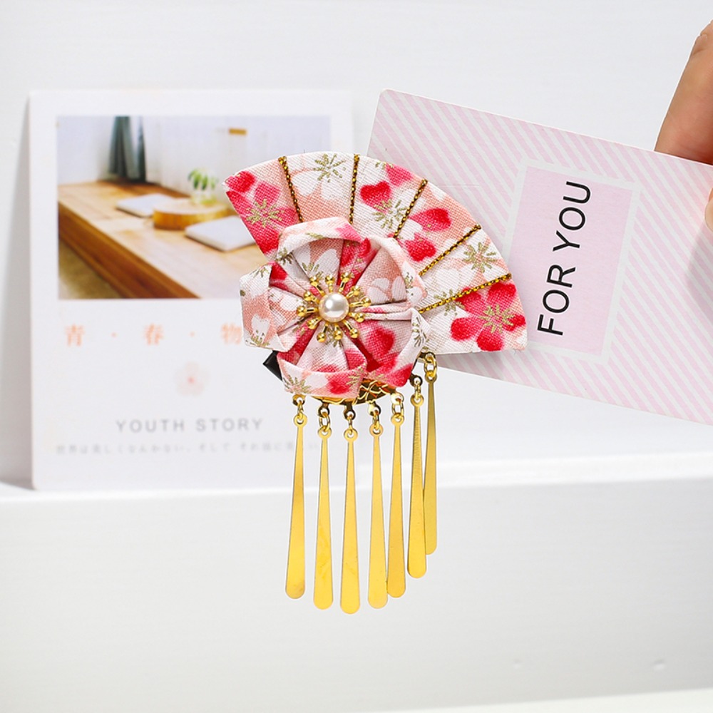 Women Hairpin Faux Pearl Flowe - Ethnic Gown 评论和价格