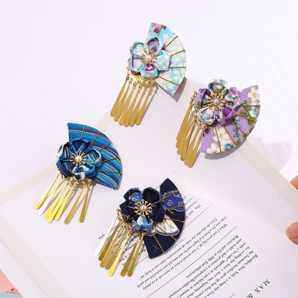 Women Hairpin Faux Pearl Flowe - Ethnic Gown 评论和价格