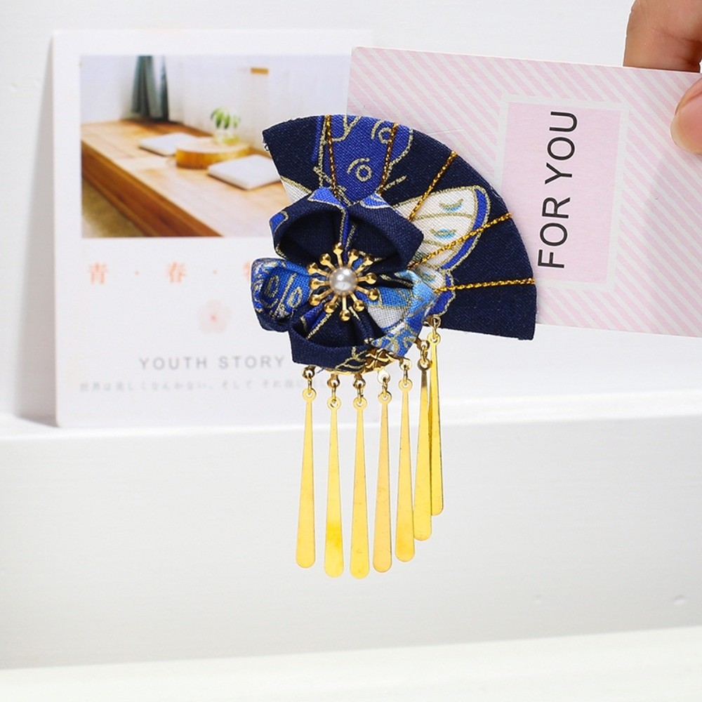 Women Hairpin Faux Pearl Flowe - Ethnic Gown 评论和价格