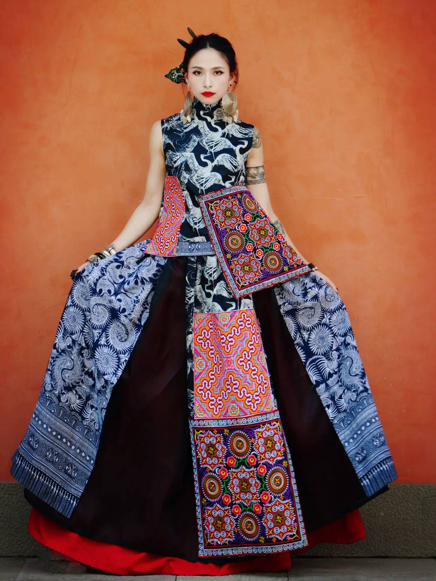 Traditional Miaojiang Girls Cl - Ethnic Style 评论和价格