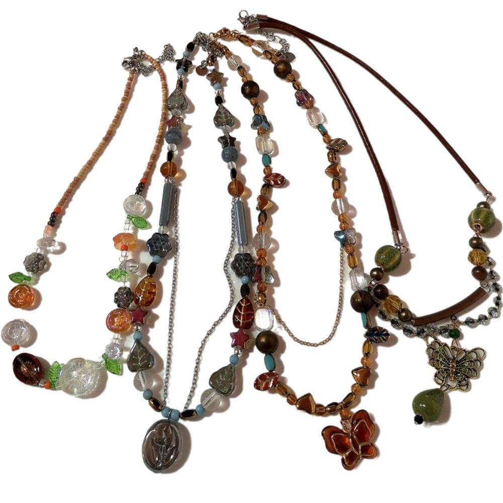 Fashion Bead Bohemia Necklace  - Y2K Ethnic Fashion 评论和价格