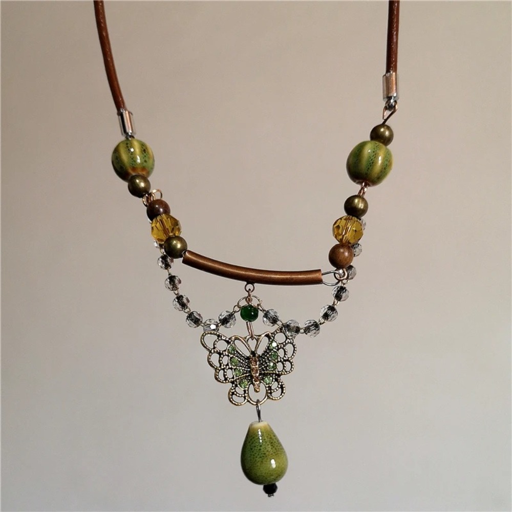 Fashion Bead Bohemia Necklace  - Y2K Ethnic Fashion 评论和价格