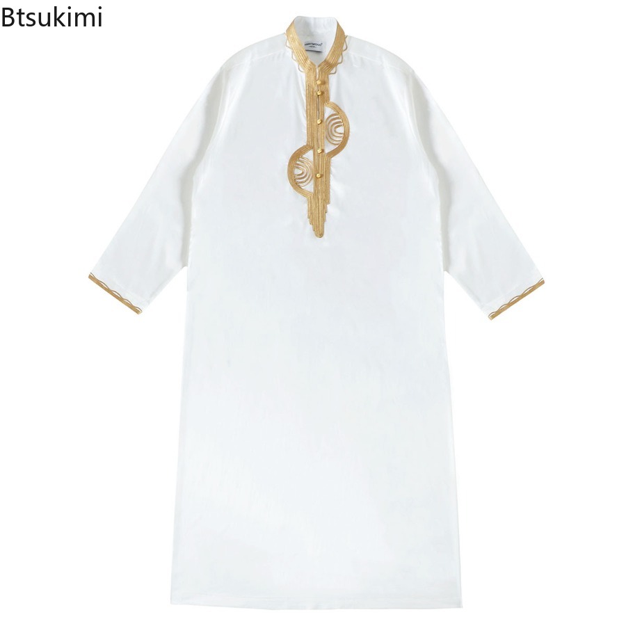 Middle East Muslim Men Clothes - Kurta Men Cotton 评论和价格