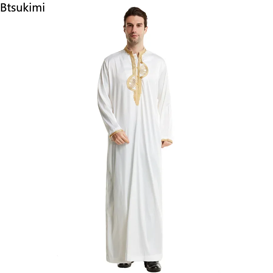 Middle East Muslim Men Clothes - Kurta Men Cotton 评论和价格