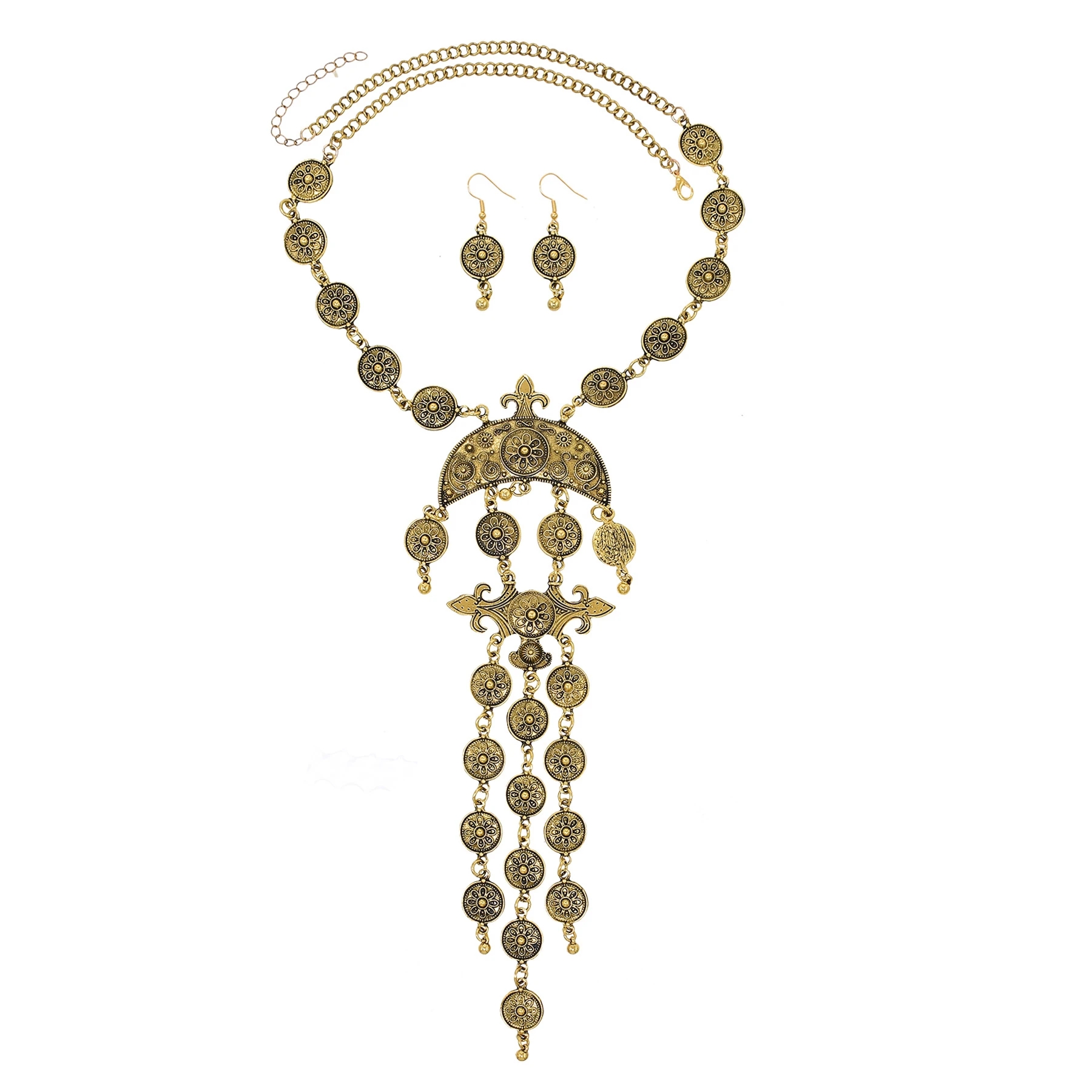 Ethnic Moon Carved Choker Neck - Ethnic Fashion Pakistan 评论和价格