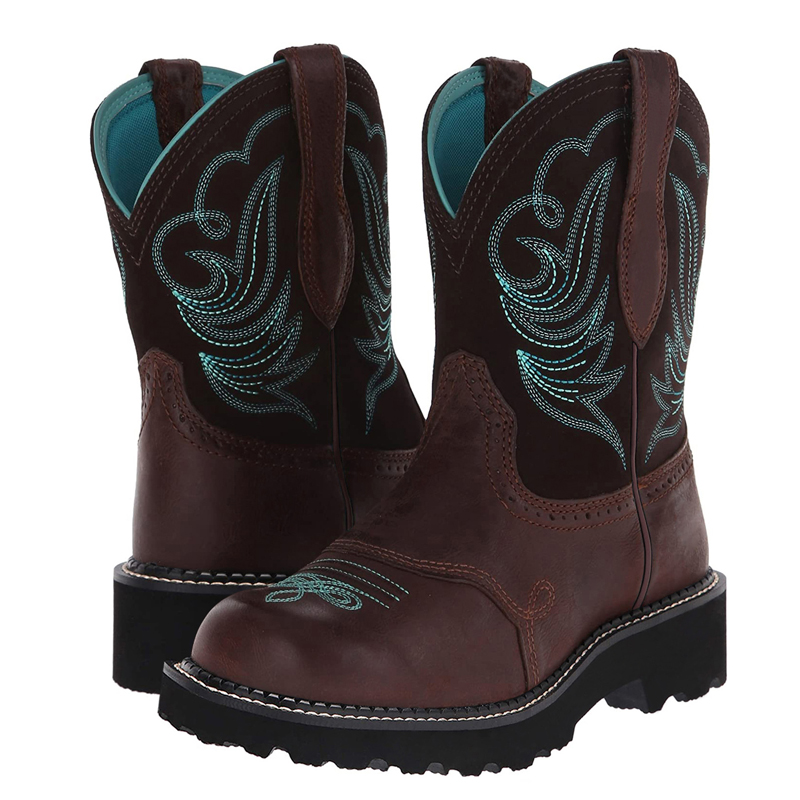 Embroidered Cowboy Boots For M - Ethnic Fabric 评论和价格