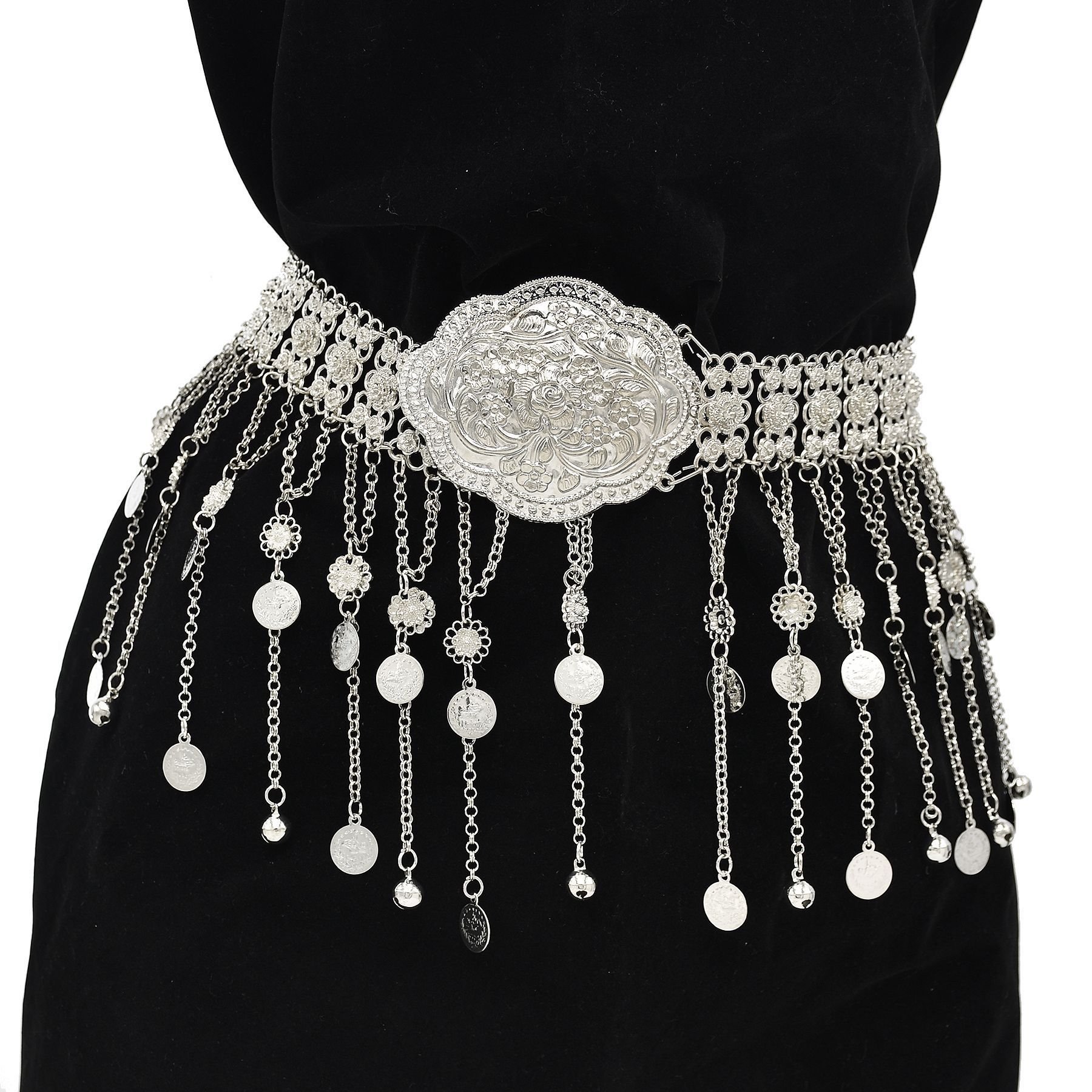 Silver Plated Moroccan Caftan  - Ethnic Fashion Co In 评论和价格