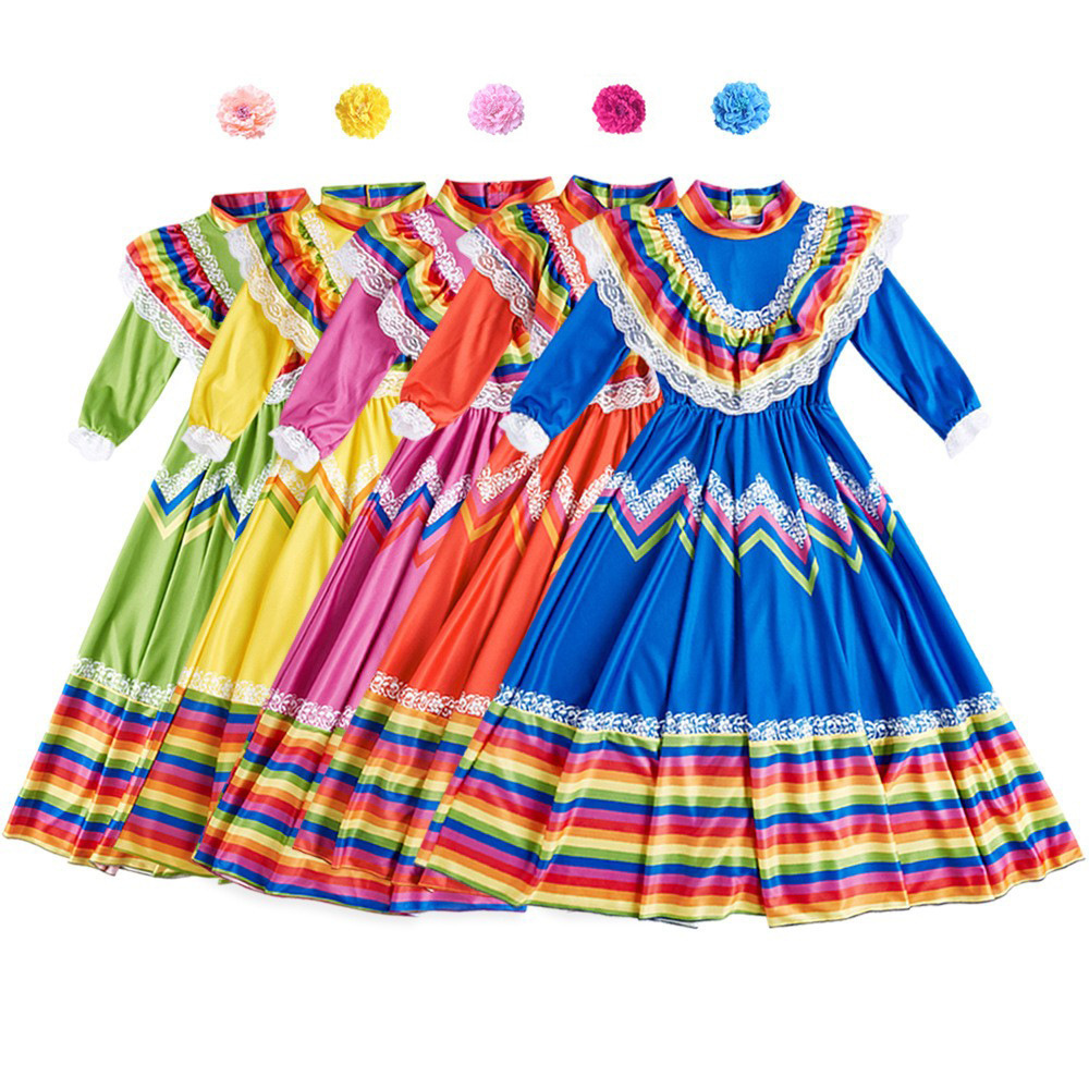 Halloween Mexican large skirt  - Ethnic Style 评论和价格
