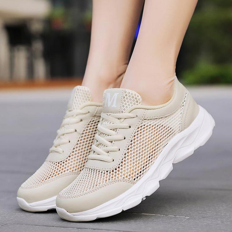Summer Breathable Sneakers Wom - Ethnic Music For Fashion Show 评论和价格