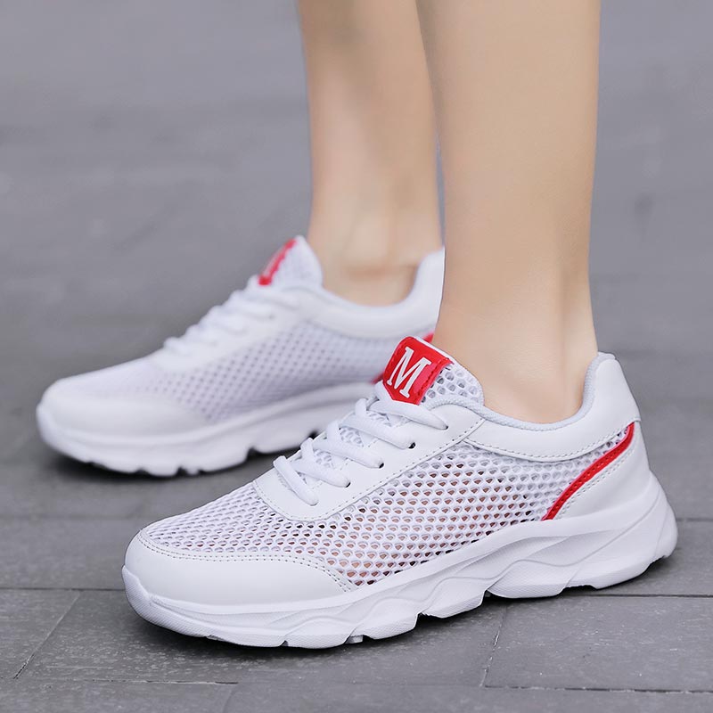 Summer Breathable Sneakers Wom - Ethnic Music For Fashion Show 评论和价格