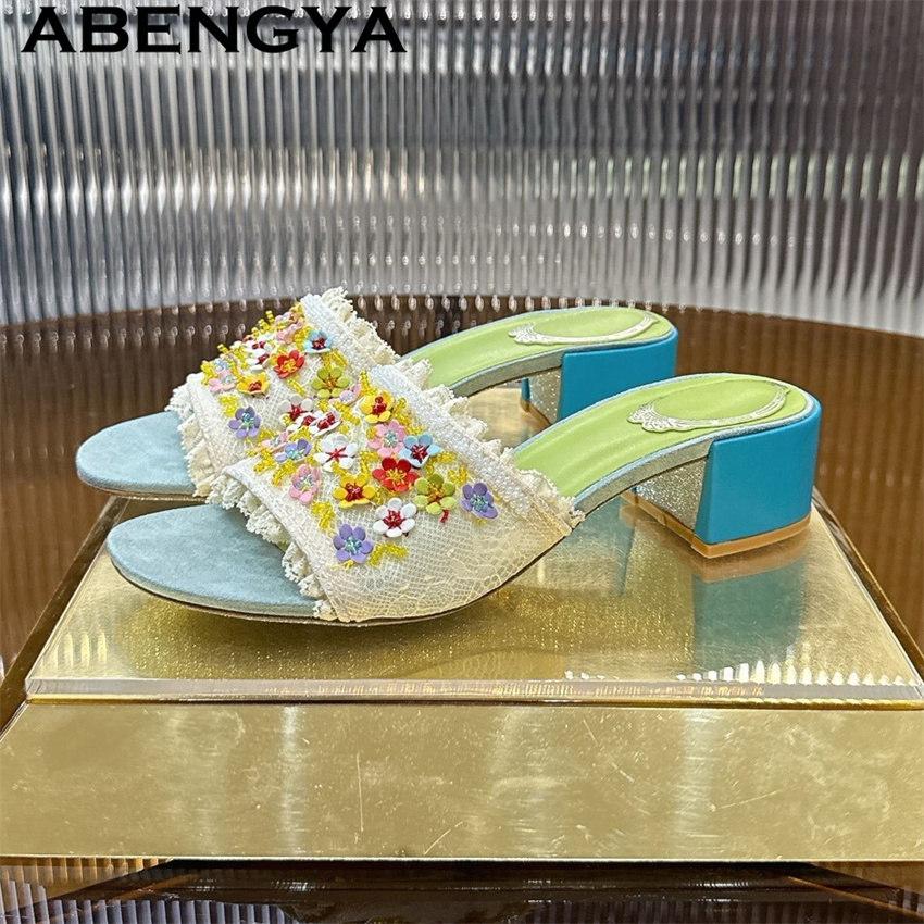 Ethnic Style Small Floral Squa - Ethnic Style 评论和价格