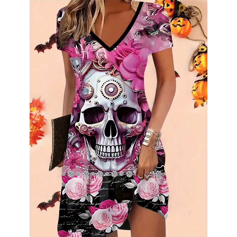 Halloween directional print pi - Y2K Ethnic Fashion 评论和价格