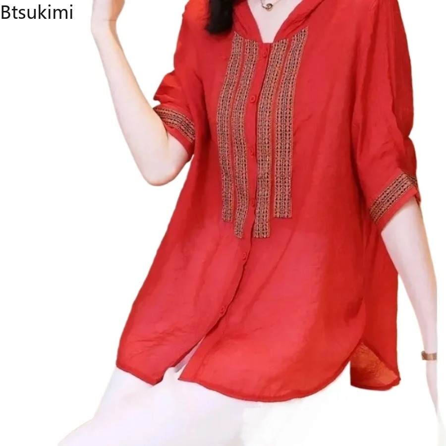 Fashion Women's Hooded Spliced - Ethnic Fashion For Ladies 评论和价格