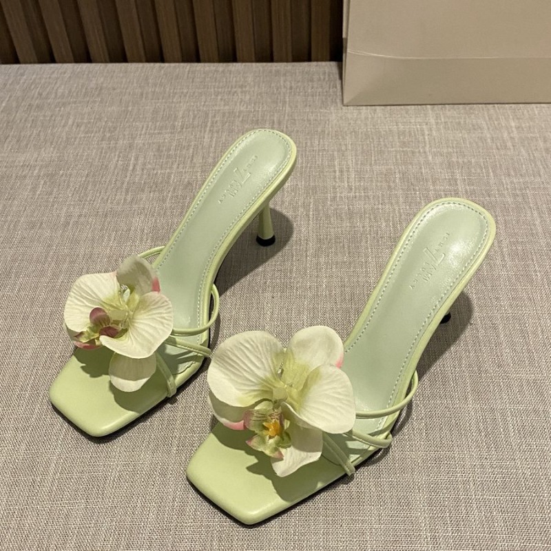 Flower Decoration Women Slippe - Ethnic Style 评论和价格