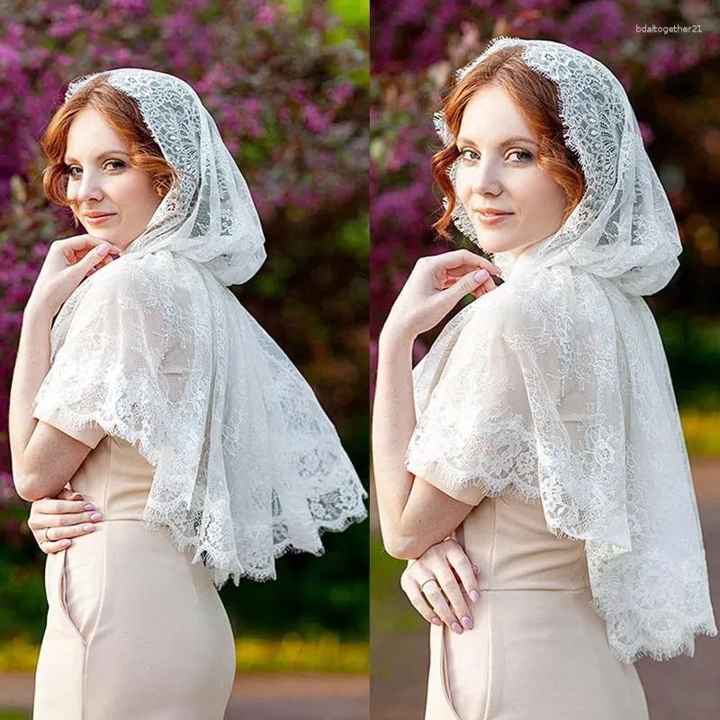 Bridal headscarf Wedding shawl - Ethnic Style 评论和价格