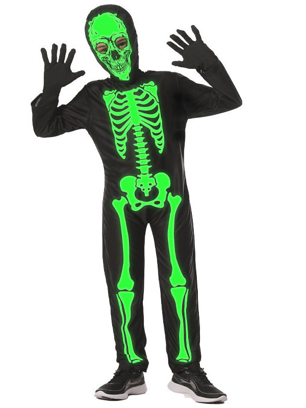 Halloween Children's Skull Gho - Ethnic Fashion For Ladies 评论和价格