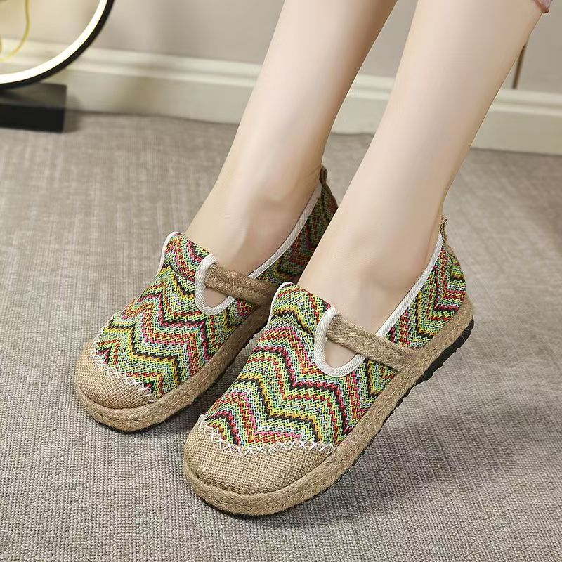 Women Color Striped Big Size C - Ethnic Fabric 评论和价格