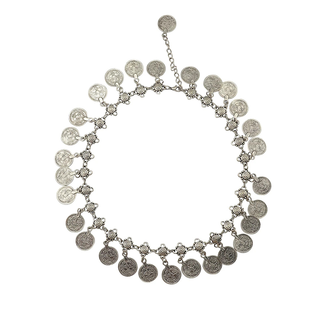 Multi-style Vintage Coin Choke - Ethnic Fashion Pakistan 评论和价格
