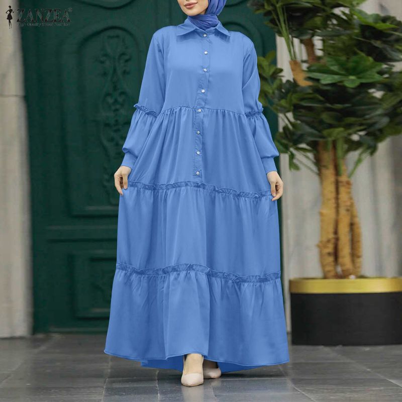 ZANZEA Muslim Hijabis Modest L - Abaya Modest Wear 评论和价格