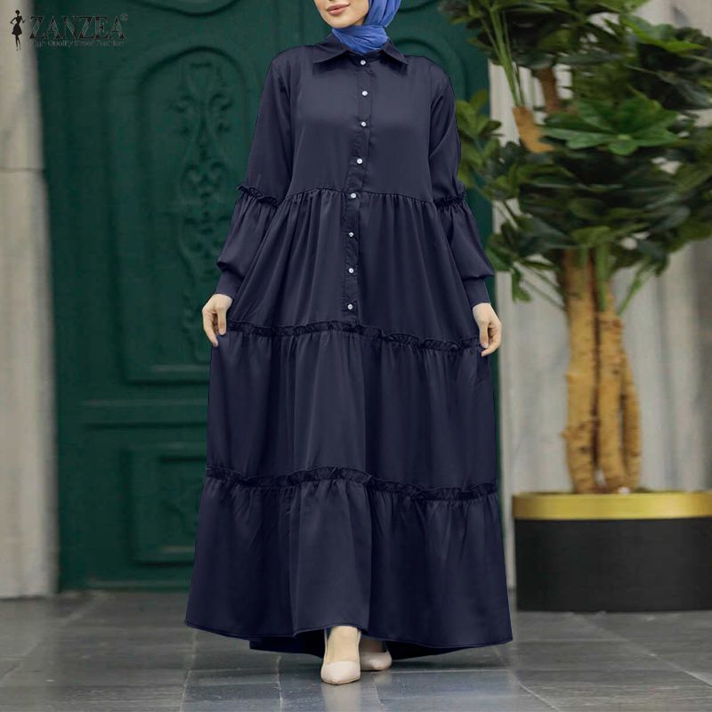 ZANZEA Muslim Hijabis Modest L - Abaya Modest Wear 评论和价格