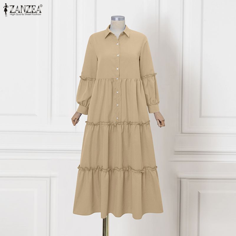 ZANZEA Muslim Hijabis Modest L - Abaya Modest Wear 评论和价格