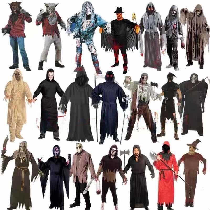 Adult Halloween Cosplay Zombie - Ethnic Wear In Fashion 评论和价格