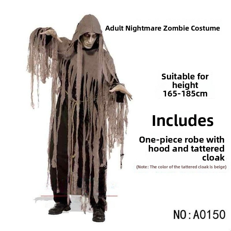 Adult Halloween Cosplay Zombie - Ethnic Wear In Fashion 评论和价格