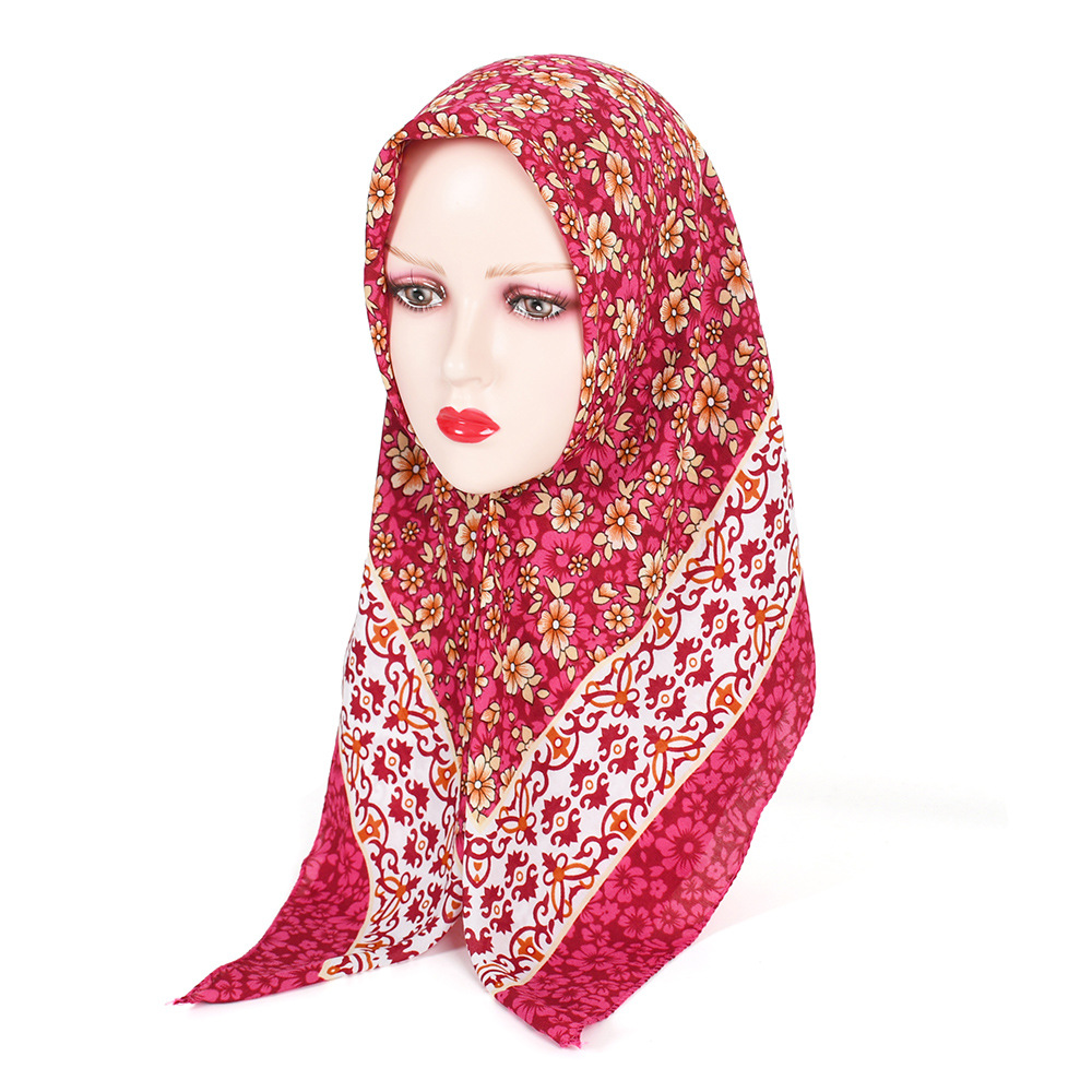 85*85cm Pastoral Style Women H - Ethnic Fashion For Ladies 评论和价格