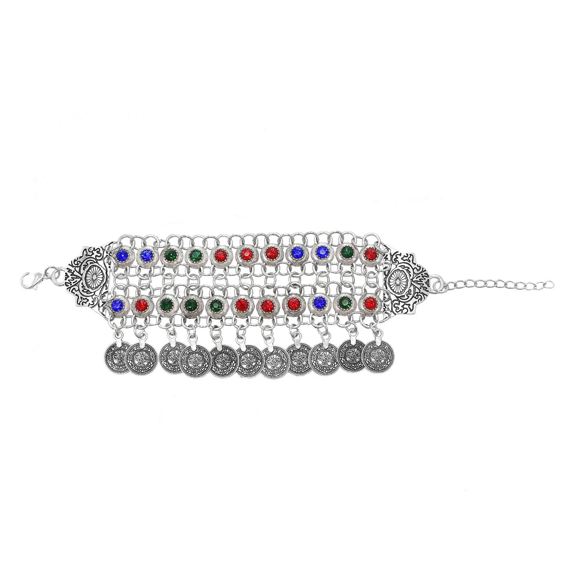 3 Style Colorful Crystal Coin  - Ethnic Fashion Pakistan 评论和价格