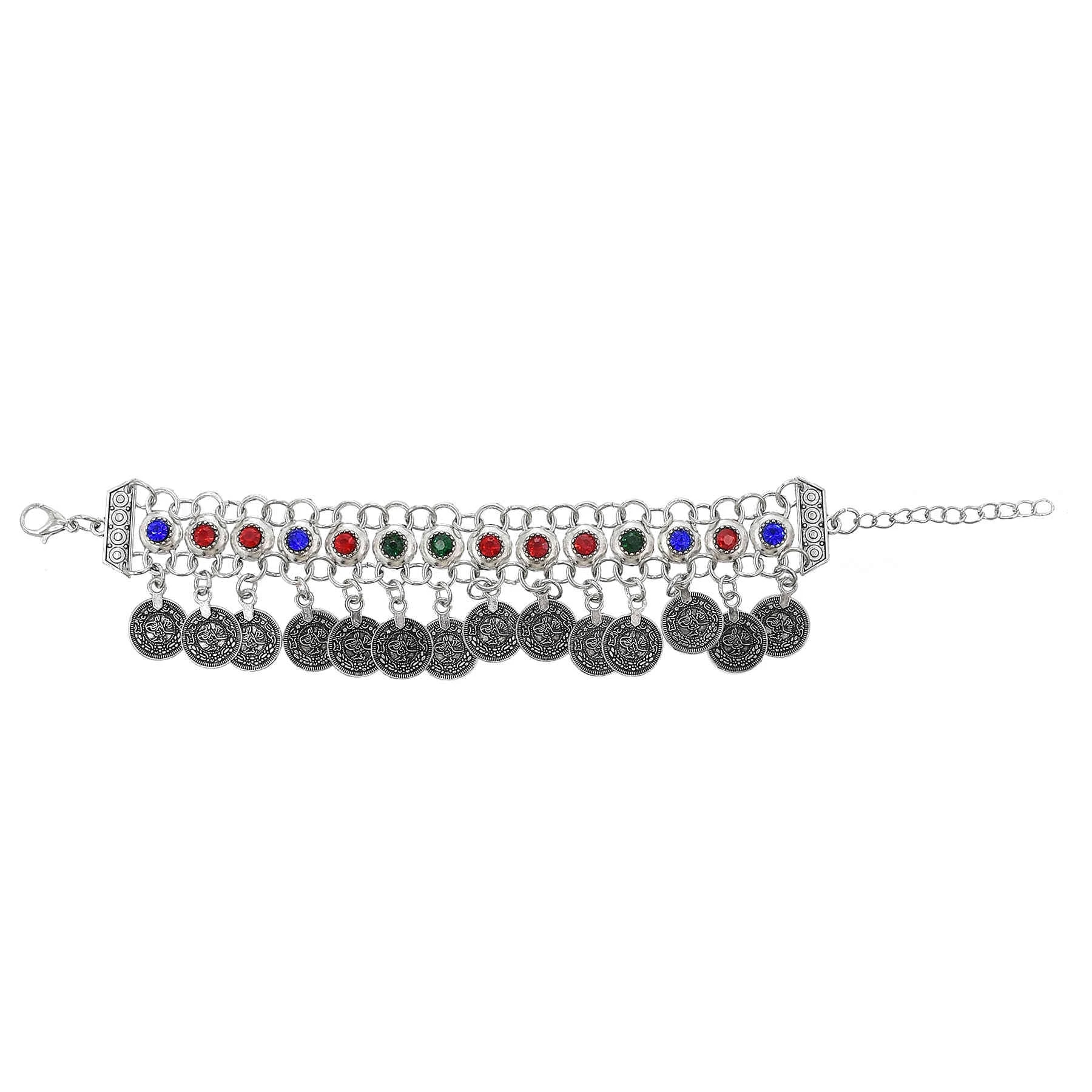 3 Style Colorful Crystal Coin  - Ethnic Fashion Pakistan 评论和价格