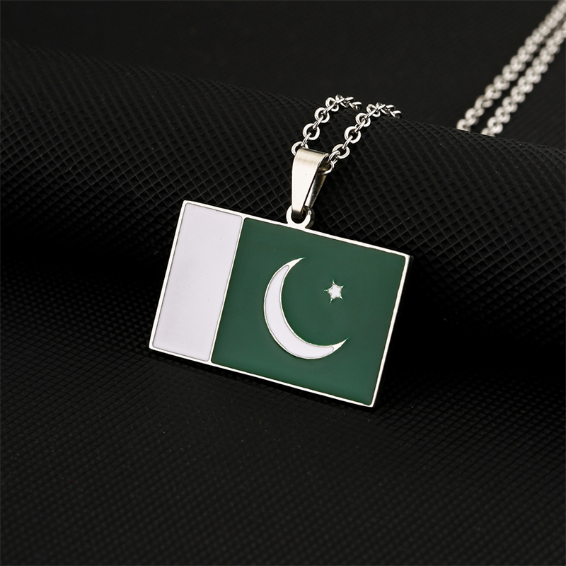 Pakistan National Flag Pendant - Ethnic Fashion Pakistan 评论和价格
