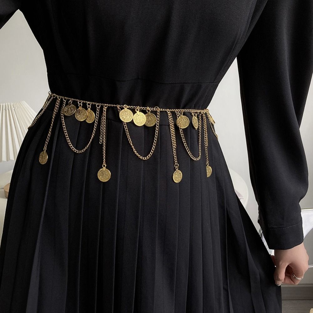 Fashion Coin Pendant Metal Bod - Ethnic Fashion Co In 评论和价格