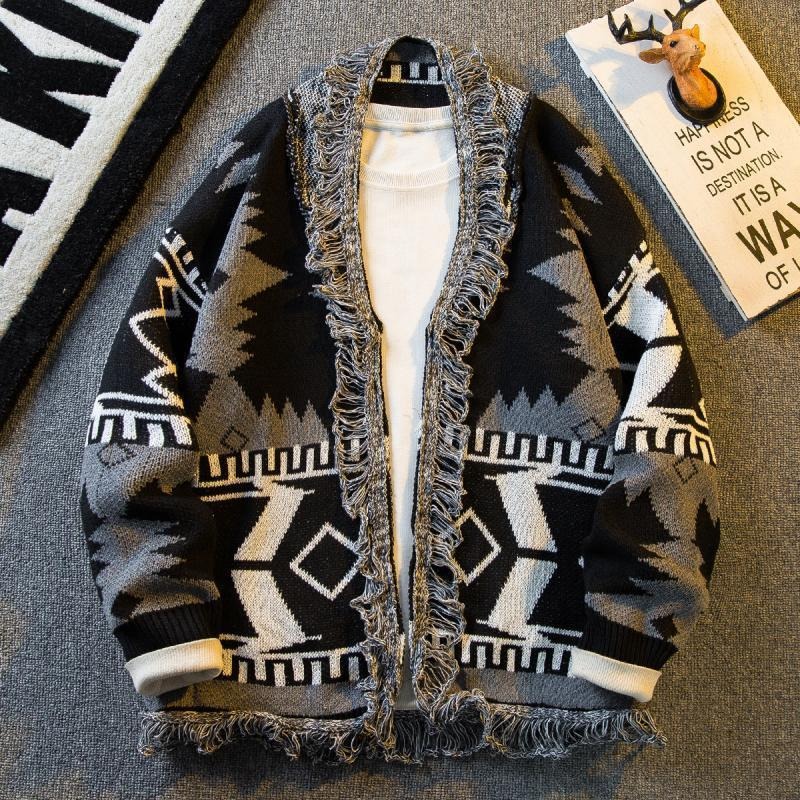 Men Fashion Trend Loose Laid-b - Men'S Ethnic Fashion Trends 评论和价格