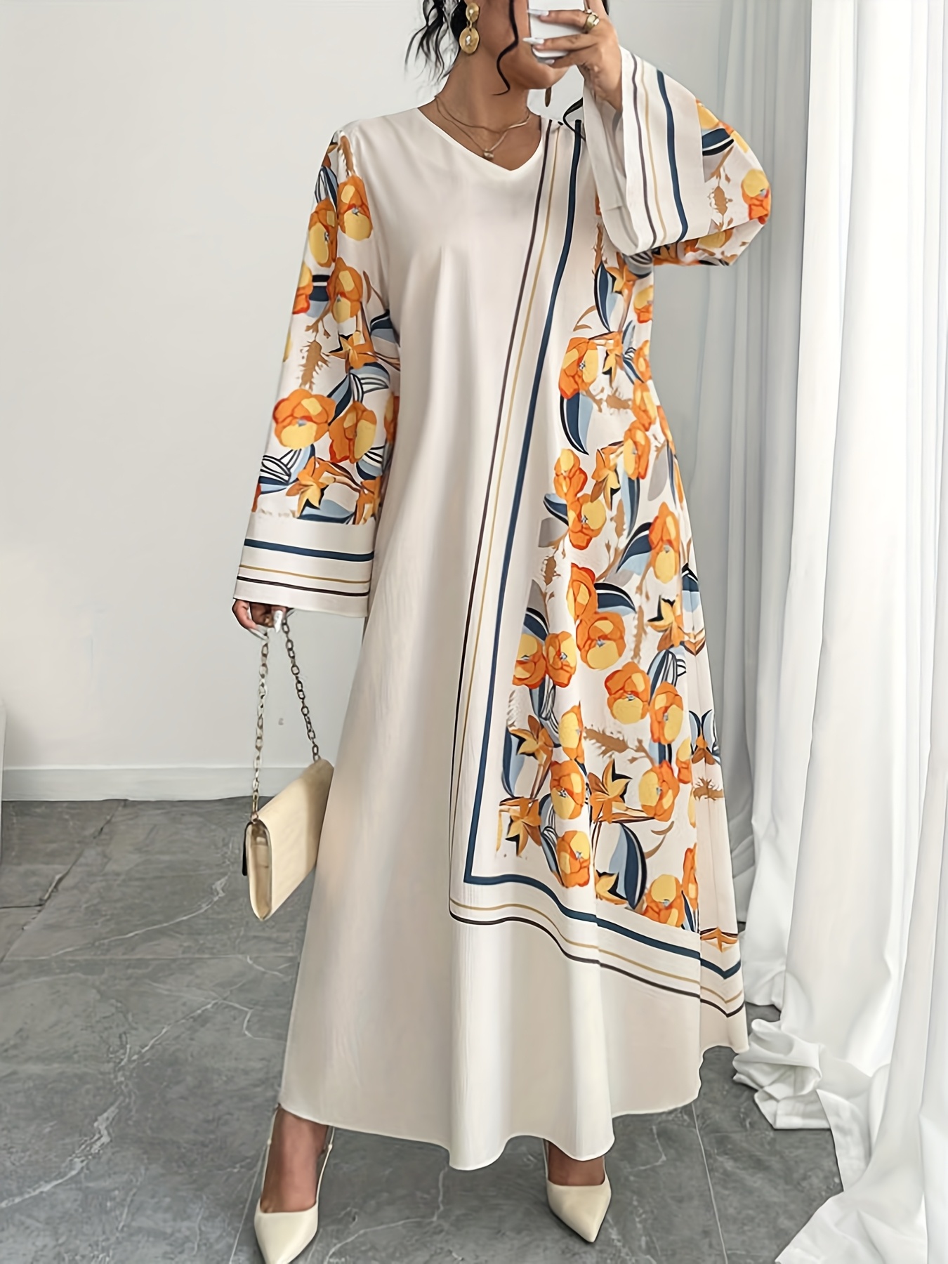 Plus Size Fashionable Women's  - Ethnic Gown 评论和价格