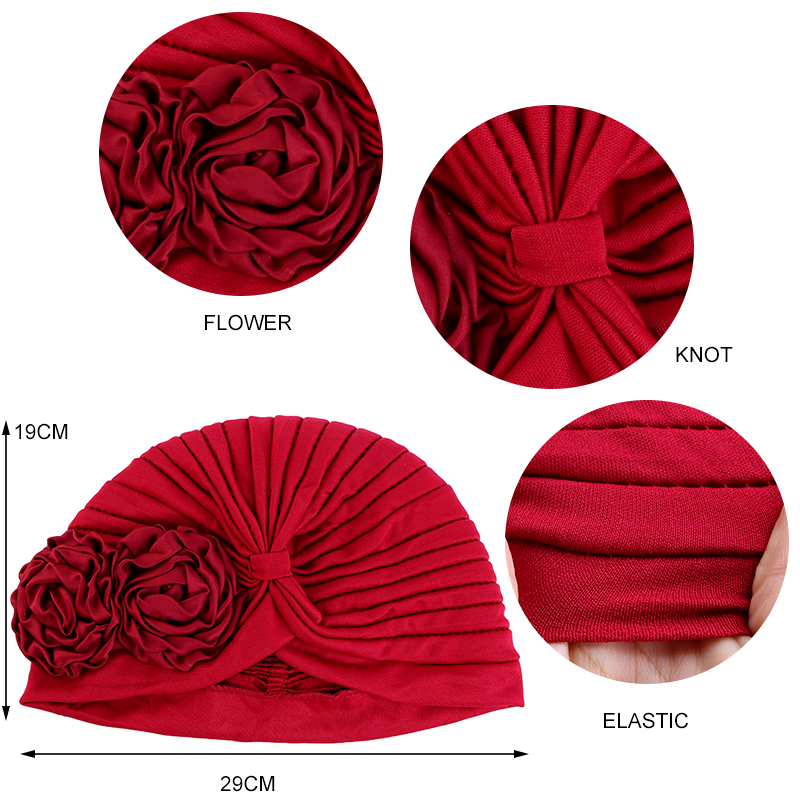 Muslim Fashion Flower Hijab Tu - Ethnic Fashion For Ladies 评论和价格