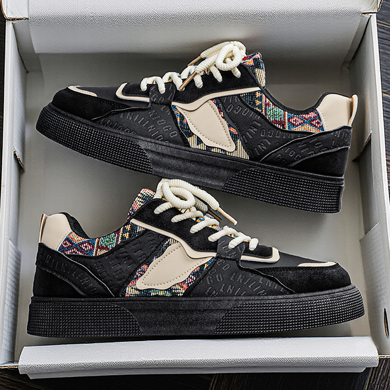 Men's Vintage Patchwork Platfo - Ethnic Wear In Fashion 评论和价格