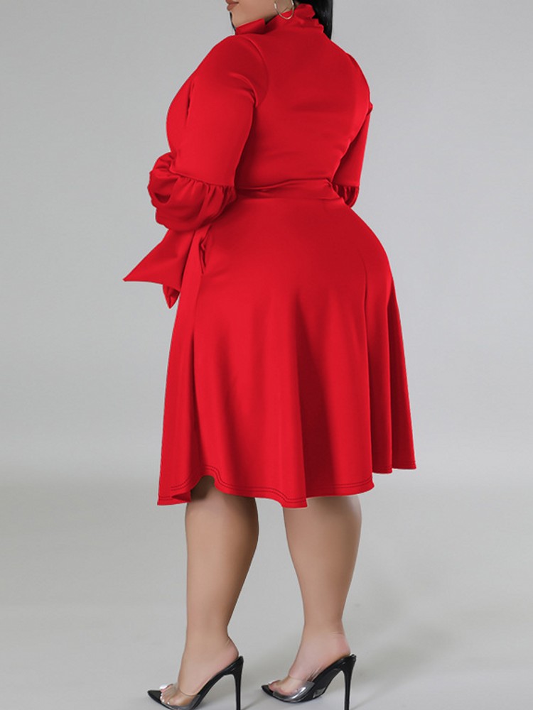 XL-5XL Plus Size Elegant Midi  - Ethnic Gown 评论和价格