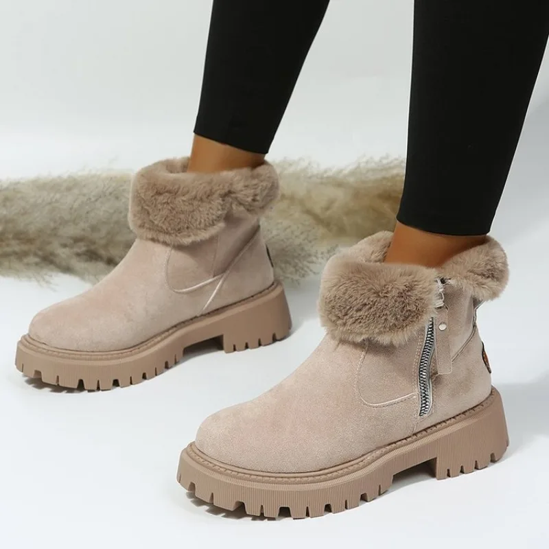 Women's Winter Snow Boots Warm - Ethnic Fabric 评论和价格