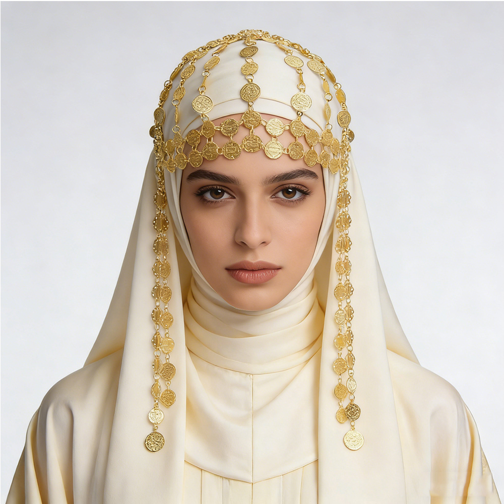Gold Plated Alloy Coin Beauty  - Ethnic Fashion Pakistan 评论和价格