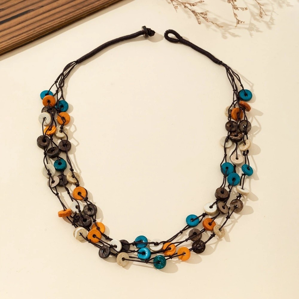 Ethnic Bohemian Style Beaded J - Y2K Ethnic Fashion 评论和价格